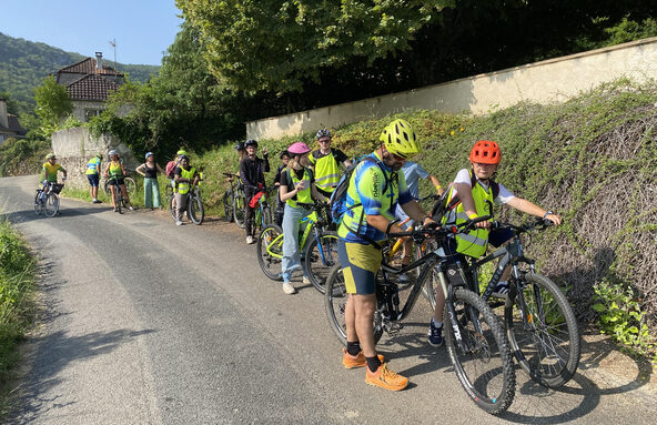 Saint Jean Lespinasse sortie vélo encadrée